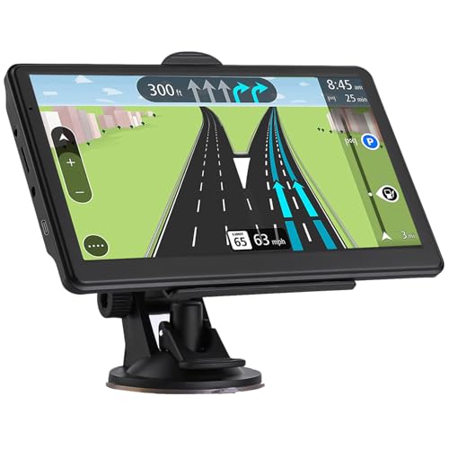7-Inch Touch Screen GPS Navigation for Car, Truck and RV with 2025 Maps - Speed...
