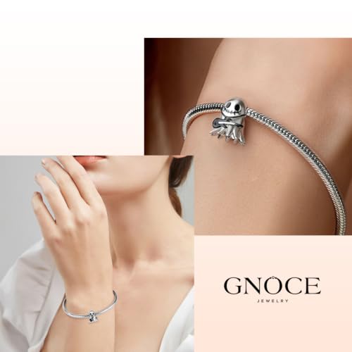 Image of GNOCE Halloween Charm Bracelet Fit Pandora Beads for Women Gift