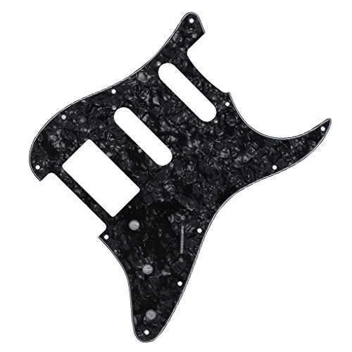 IKN 11 trous Strat SSH Pickguard Guitare Scratchplate avec vis de montage pour US/Mexicain Fender Standard Stratocaster… - Les Beatles, Paul McCartney, John Lennon, RIngo Starr, George Harrison IKN 11 trous Strat SSH Pickguard Guitare Scratchplate avec vis de montage pour US/Mexicain Fender Standard Stratocaster… – Image 6