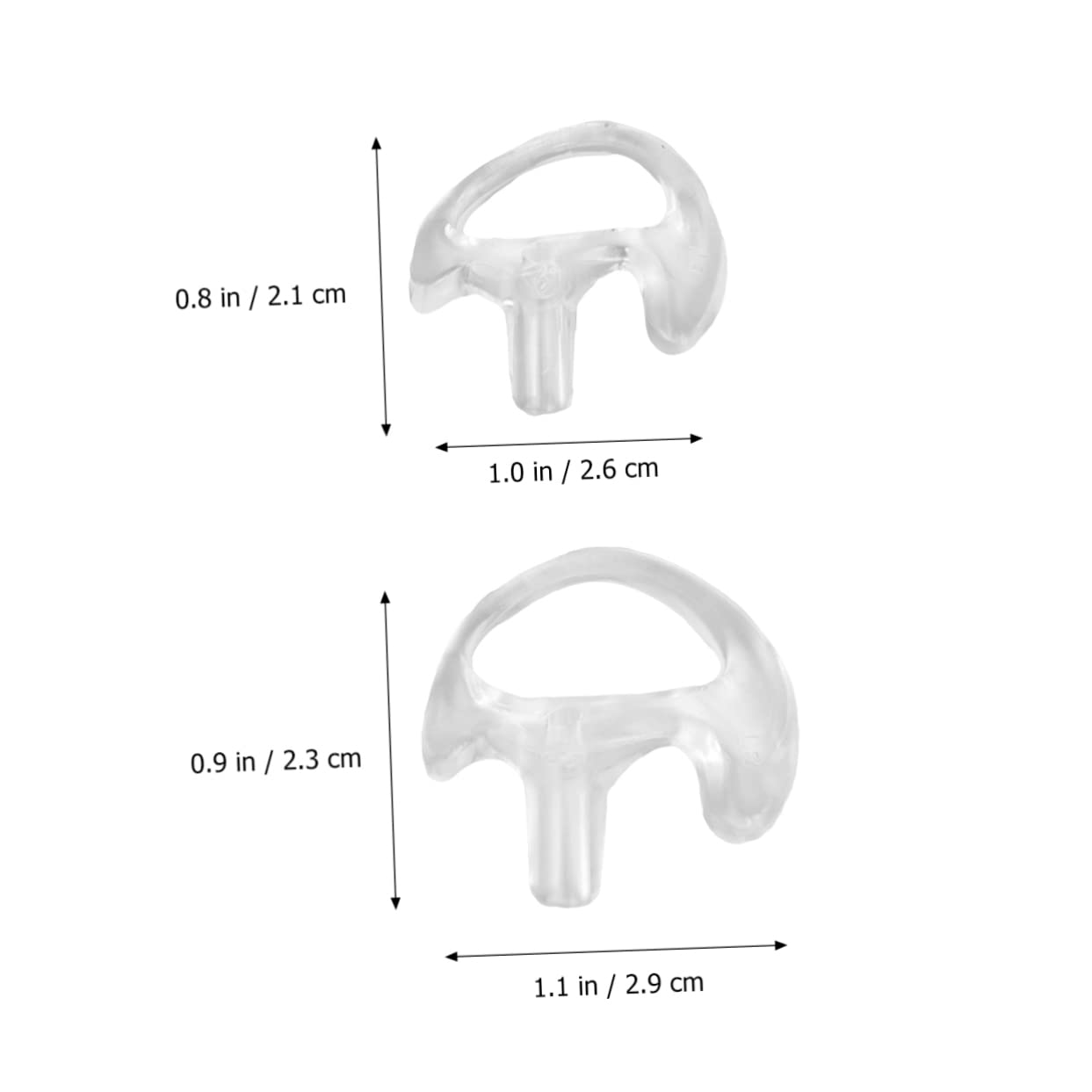 TOVINANNA 2 Pairs Protective Silicon Noise Swimming Noise Cancelling Earbuds Noise Cancelling Noise Canceling Ear Buds