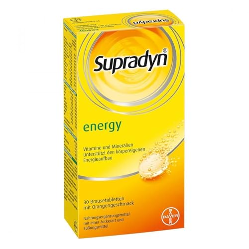 Bayer Vital GmbH Supradyn 30 Brausetabletten mit Orangengeschmack Vitamine und Mineralstoffe
