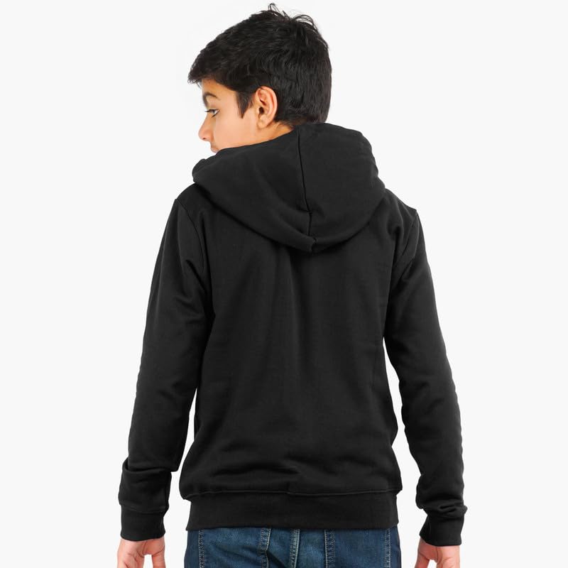 Image of Real Basics Boys Cotton Hooded Sweatshirt(Pack of 1)