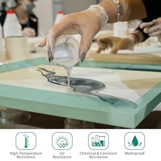 Ealyder Tape Resin for Epoxy Molding – 2in x 150ft Thermal Adhesive Tape, Oxidation and High Temperature Resistance, Easy Release Tape for River Tables, Resin Casting & DIY