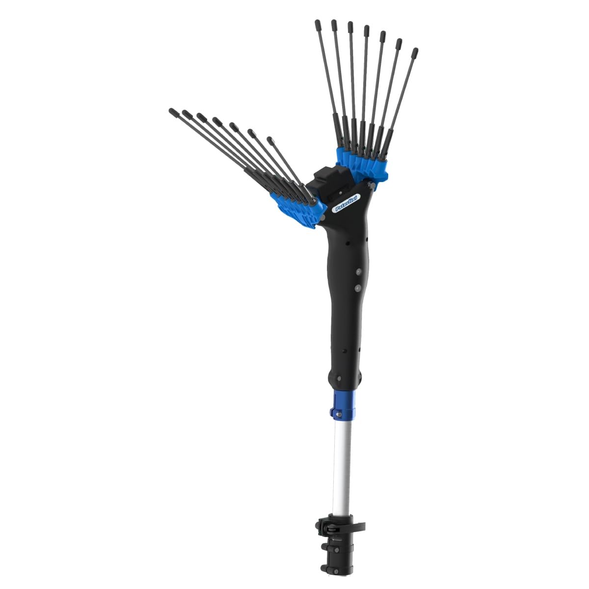 PATERLINI Abbacchiatore Elettrico Professionale per Raccolta Olive 12V - Scuotitore Raccogliolive Elettrico Leggero e Potente - Raccolta Olive Veloce (V-93 - Asta TELESCOPICA Mt. 2.25-3.15)