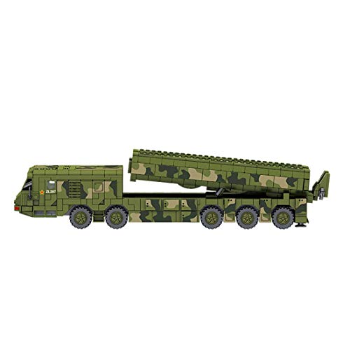 QIXIAOCYB Technik Bausteine Modellbausatz Raketenfahrzeug Modell Militär Panzer Auto Spielzeug Kompatibel mit Technic… – Bild 6
