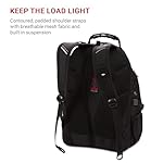 SwissGear 1900 ScanSmart 17” Laptop Backpack Black – Reflective Tech Backpack with ScanSmart Compartment – Multiple Organizer Pockets & RFID Scan Blocking Technology - Image 5
