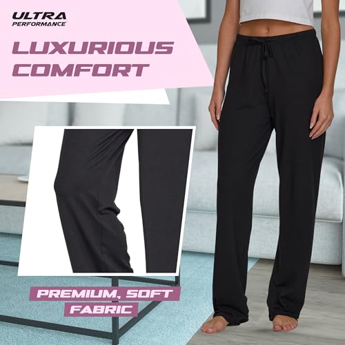 Image of Ultra Performance Pajama Pants Women 3 Pack Soft PJ Lounge Pajama Pants