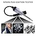 SINGARO Inline Spark Plug Tester, Plug-in Engine Ignition Tester, Car Exterior Accessories, Automobile, Lawn Mower,Engine Verification-Armature Diagnostic Test Tool