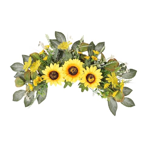 Fancyes Sunflower Floral Swag for Wedding Arch, Artificial Decoration for Indoor and Outdoor Events