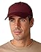 Adams 6-Panel Low-Profile True Color Twill Cap (LP104)- Maroon,One Size