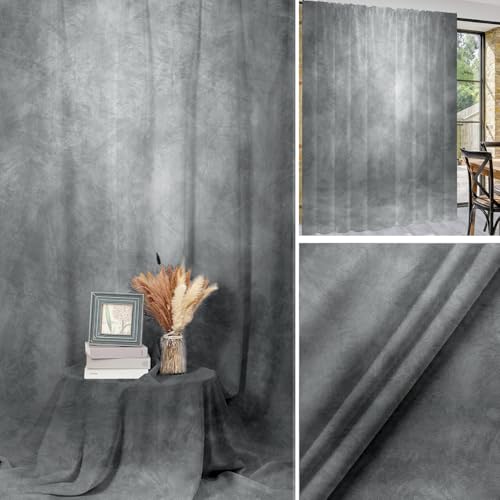 Fondo profesional gris 6x8ft para fotografía miniatura 2