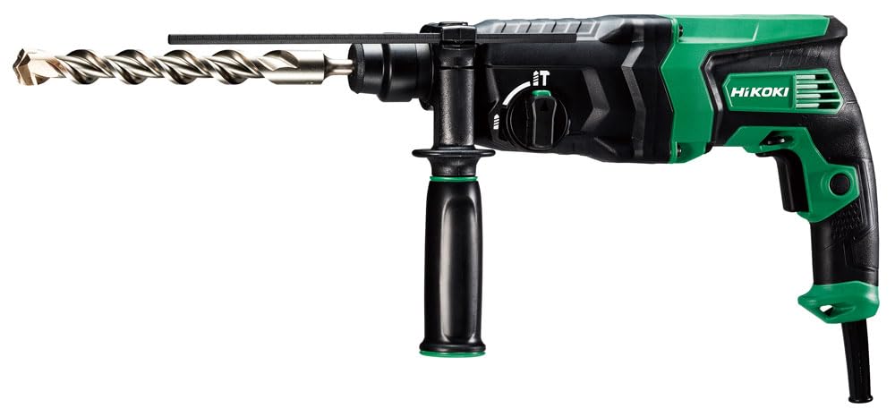 See full amazon price history chart for HIKOKI Dh26Pb2S9Z 26Mm Corded Rotary Hammer Drill Machine 830W, Sds-Plus Chuck, 2 Mode For Metal & Wood, 0-1100Rpm, 0-4300Ipm, With 1 Push Bit Mounting Low Vibration Handle, 2.8Kg, Black,Green HIKOKI Dh26Pb2S9Z 26Mm Corded Rotary Hammer Drill Machine 830W, Sds-Plus Chuck, 2 Mode For Metal & Wood, 0-1100Rpm, 0-4300Ipm, With 1 Push Bit Mounting Low Vibration Handle, 2.8Kg, Black,Green (B0CG1VBHYF) Amazon Price History, Amazon Price Tracker