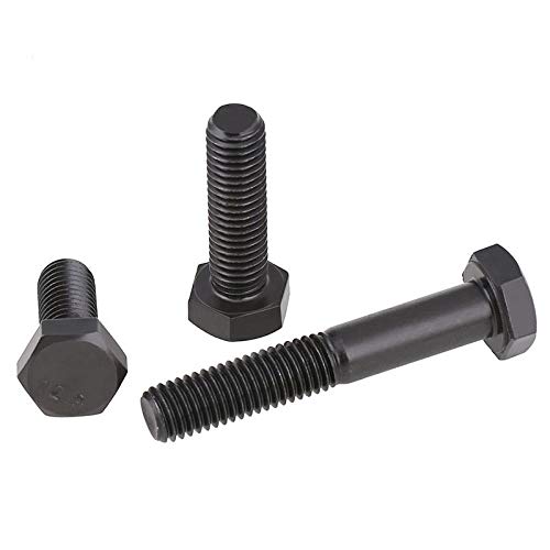 Perno hexagonal M12 de alta resistencia grado 12.9 en acero aleado con rosca completa pack de 5 3