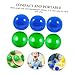 Milisten Game Balls Props 50pcs Seamless Plastic Raffle Balls for Bar Games Party Supplies