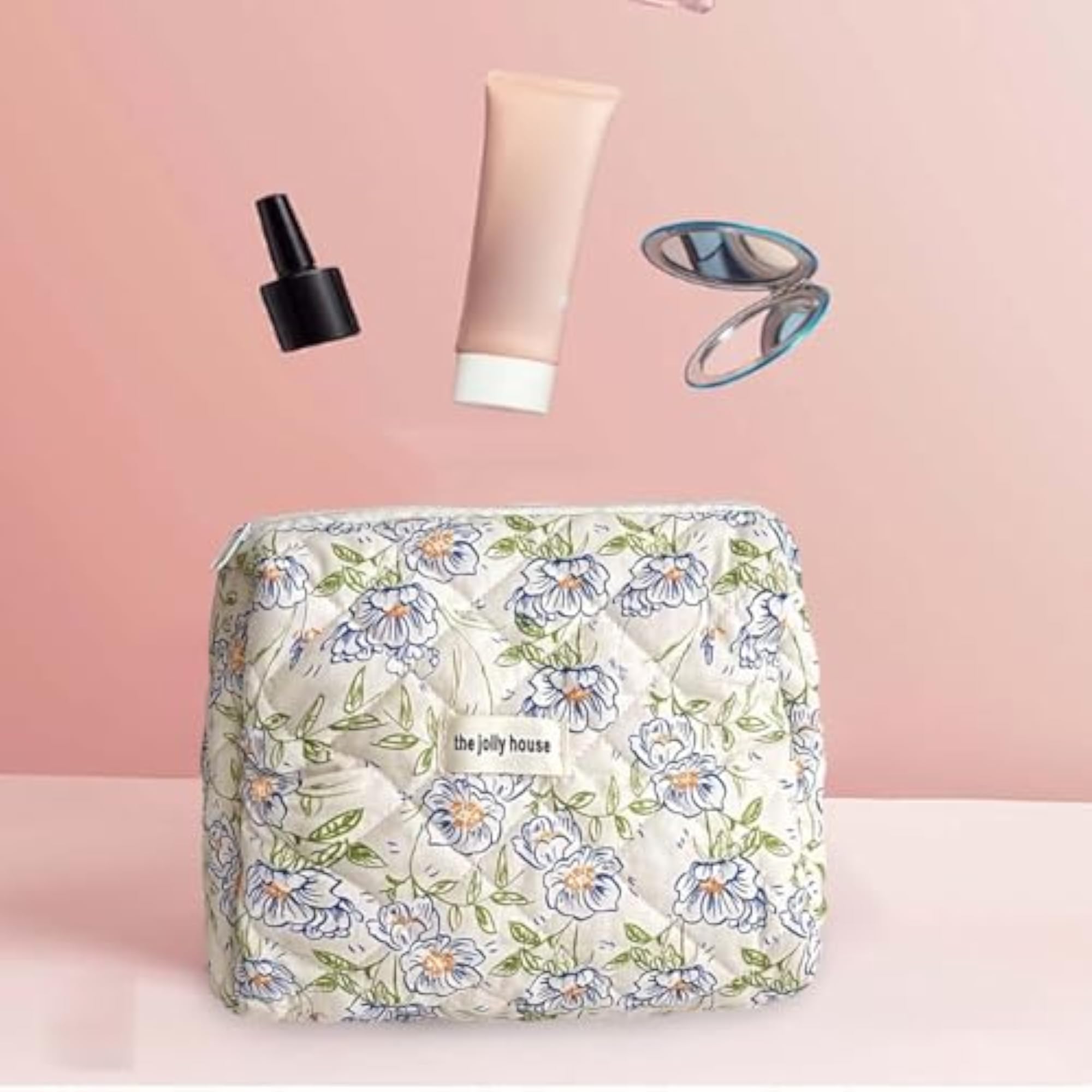 Travel Cosmetic Organizer Cute Makeup Bag for Daily Use