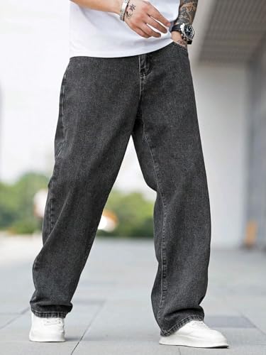 Image of KOTTY Mens Mid Rise Straight Jeans