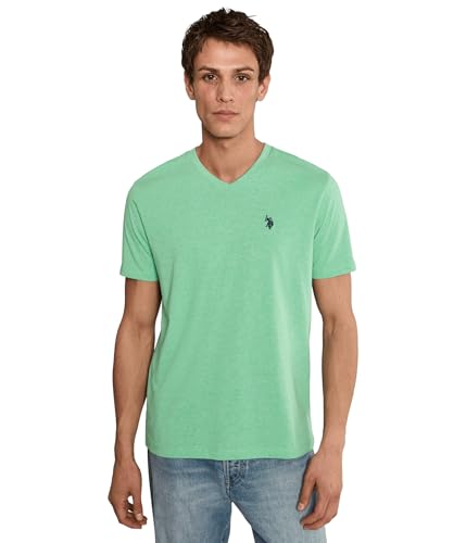 Image of U.S. Polo Assn. Men's Solid V‑Neck T-Shirt