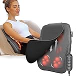 CuPiLo Back Massager with Heat - [2026 Upgraded], 4D Kneading and Rolling Up & Down Massage for Back Deep Tissue, Portable Lower Back Massager for Chair, Birthday Valentines Gifts for Men Women Mom Dad