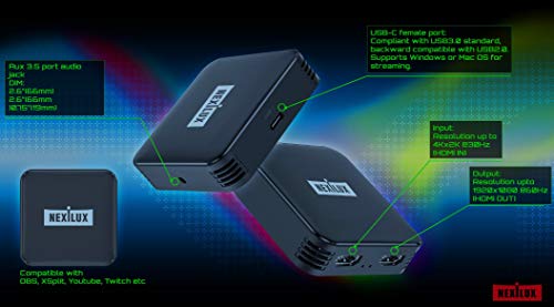 Clé d'enregistrement HDMI USB pour diffuser vos vidéos sur internet
