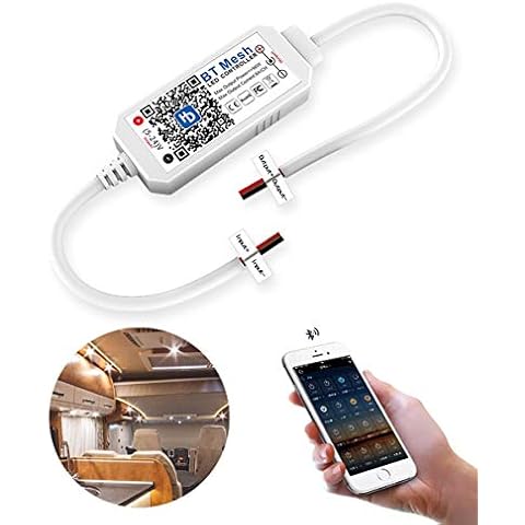 KITASST Smart DC 12V Dimmer Switch for LED RV Lights Interior, Halogen, Incandescent - RV Accessories, Auto, Truck, Camper, Puck and Strip Lighting Cover