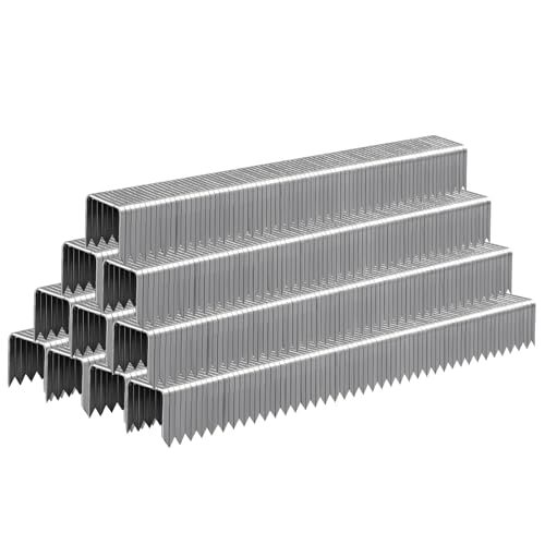 Heavy Duty T50 Staples 3/8" Length 3/8" Crown 5000 Pcs Galvanized