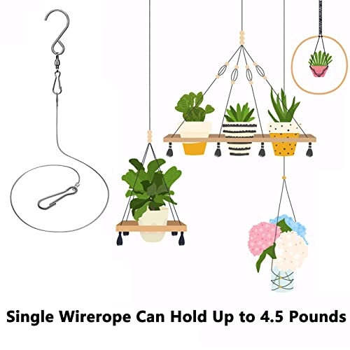 Wind Spinners, 2× 3D Helix Stainless Steel Outdoor Hanging Wind Spinner, 2× Leaf-Like Metal Pendant And 3× 360° Rotating Hooks With Wirerope, Reflective Decor For Outside Yard And Garden (2 Pack) #TOP2