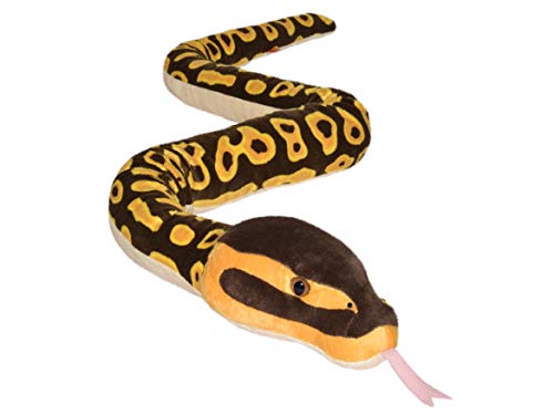 Wild Republic Snakes, Snake Plush, Stuffed Animal, Plush Toy, Gifts for Kids, Ball Python, 54" - Image 2