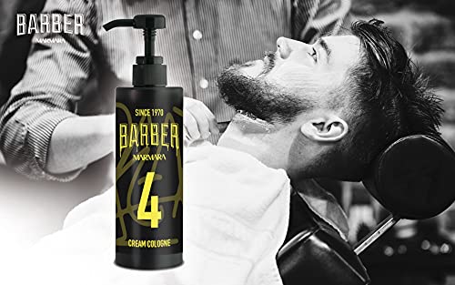 BARBER MARMARA After Shave Balm for Men - Cream Cologne Men - 400 ml - Men's Aftershave Gel - Aftershave Treatment - Nourishes and Cools - Against Shaving Brand - Face Care - Barbershop Fragrance No 4 - Image 3