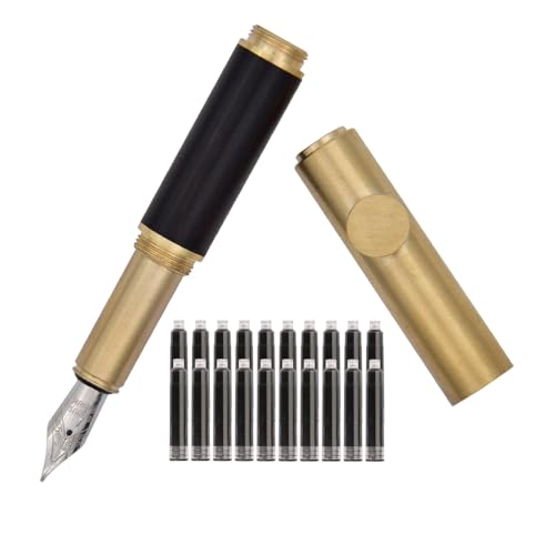 Mini stylo plume de poche en laiton pour vos notes de voyage