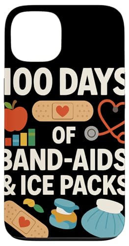 100 Days Of Band Aids And Ice Packs �X�N�[���i�[�X �X�}�z�P�[�X iPhone 13 �p