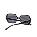 ZHZJQE Vintage Classic Big Frame Polygon Sunglasses Men Women Unisex Trend Outdoors Travel Sunglasses Uv400