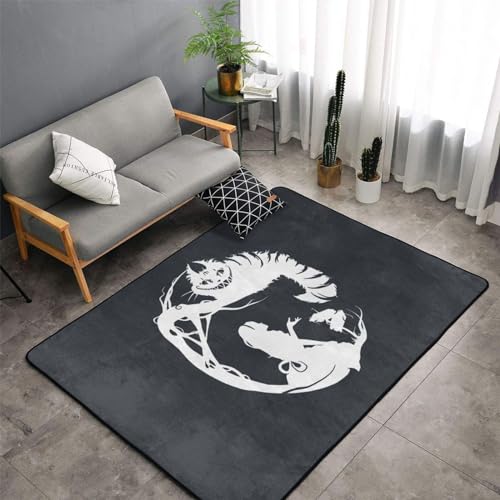 �J�[�y�b�g �s�v�c�̍��̃A���X �`�F�V���L ���O ���イ���� �􂦂� �O�~ ���O�}�b�g �ӂ�ӂ픧�G�� 150×100cm ����~�� ������� �����}�b�g �􂦂� �l�C �L�����N�^�[ �O�b�Y