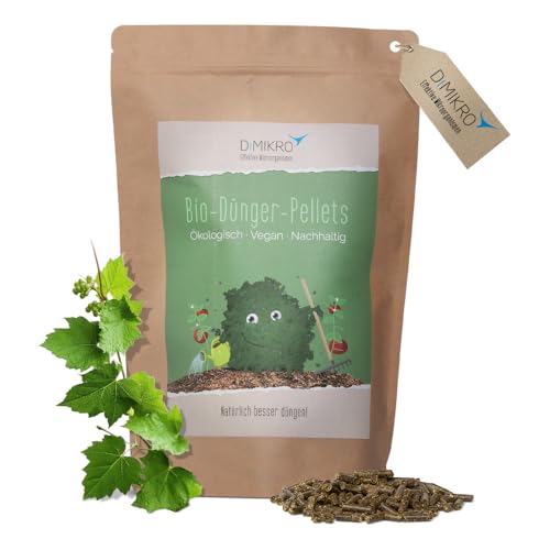 Bio-Dünger-Pellets - natürlicher Langzeitdünger für Sträucher und Hecken und nachhaltige Böden (1,5 kg)