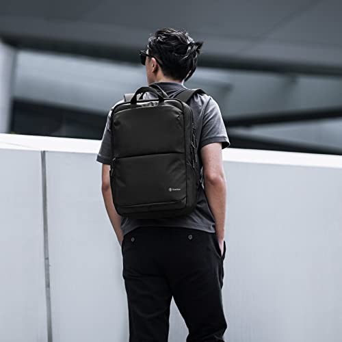 Tomtoc 15.6-Inch Protective Laptop Backpack For Business Office College, Travel Commuter Backpack With Usb Charging Port For Up To 15.6” Laptop Macbook, Water-Resistant Computer Bag For Men Women, 22L #TOP6