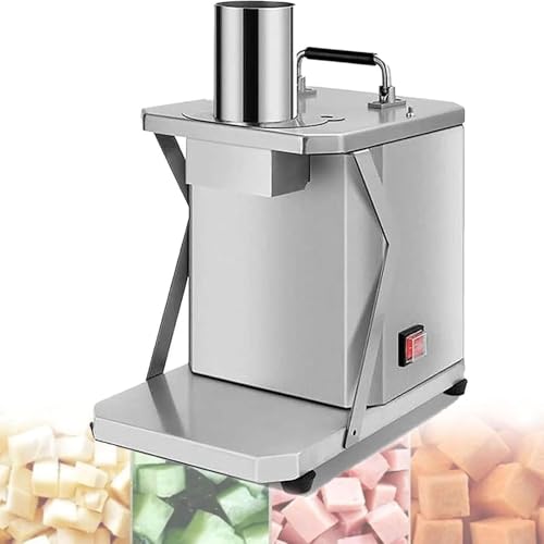 Electric Vegetable Dicer, Automatic Onion Potato Cutter with 6 Blades,