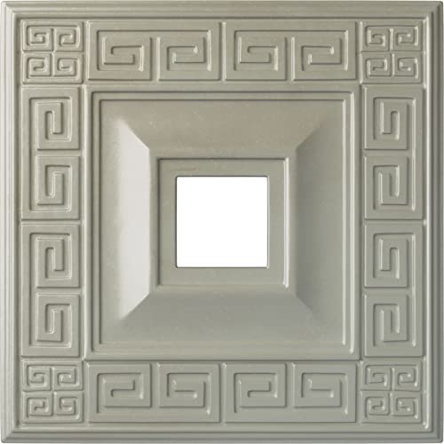 Ekena Millwork CM18ERFCS Eris Ceiling Medallion, 18" W x 18" H x 3 1/2 ID x 1 1/8 P, Flash Copper