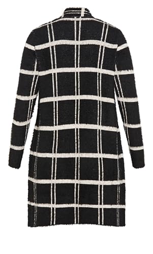 Image of Avenue Women's Plus Size Emily Check Coatigan