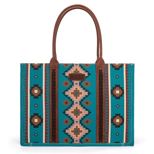 Image of Wrangler Tote Bag for Women Western Purse and Aztec Satchel Handbag