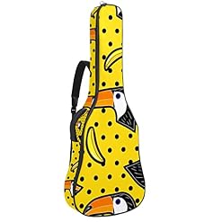 Housse de transport étanche pour guitare avec bandoulière réglable en peau de vache rose lait et noir, Multicolore 08… - Les Beatles, Paul McCartney, John Lennon, RIngo Starr, George Harrison
