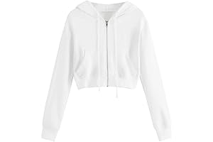 Trendy Cropped Zip-Up Hoodie: Elevate Your Style with Comfort