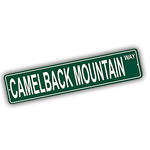 Brotherhood Aluminum Road Sign for Camelback Mountain - Wyoming Wall Decor