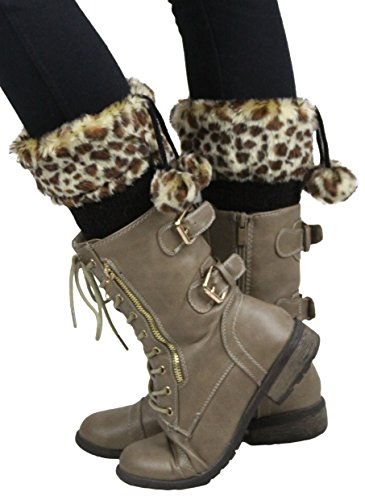 Image of ToBeInStyle Women's Sexy Soft Knit Thick Knee High long Leg Warmers