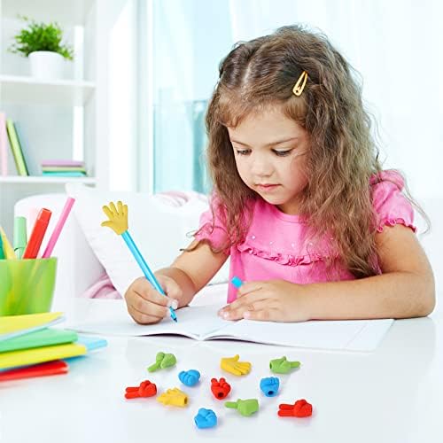 cobee Top Pencil Erasers, 16 Pieces Pencil Toppers Funny Pencil Top Erasers Rubber Pen Topper for Kids Office School Supplies