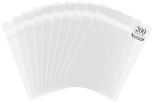 Golden State Art Plastic Sleeves for Art, 200 Pack