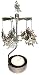 Mustaner Rotary Candle Holder Spinning Candleholder Metal Small Gift (Bird)