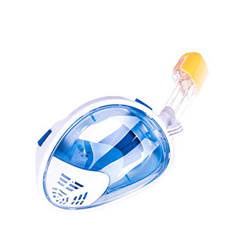 IMIKEYA Máscara de Snorkel para Mergulho, Máscara de Mergulho, Óculos de Mergulho para Crianças (Azu