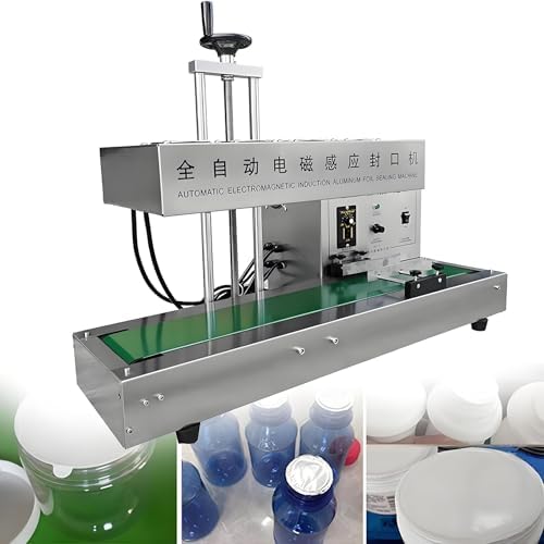 15-130mm Automatic Electromagnetic Induction Sealing Machine for Bottle Caps, Continuous Band Sealer for Aluminum Foil, High-Efficiency Sealing Solution