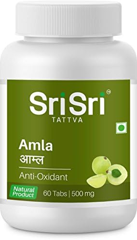 Sri Sri Tattva Amla - Anti Oxidant, 60 Tabs | 500mg (Pack of 1)