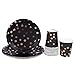 Jakość dekoracji imprez 60 sztuk/partii Hot Tamping Black Party Rose Gold Gwiazda Jednorazowy Puchar Papierowy Party Dostarcza nietoksyczne i przyjazne dla środowiska frien (Color : 60pcs)