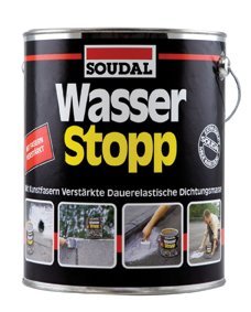 SOUDAL WASSER- STOPP | Schnell Reparatur | Farbe: GRAU (4 Kilogramm)